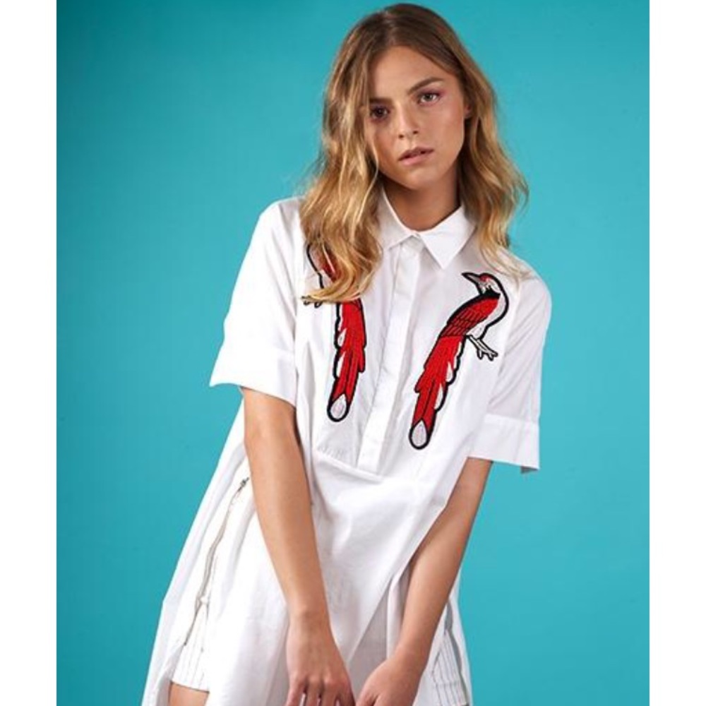 FENG HUANG Shirt Dress